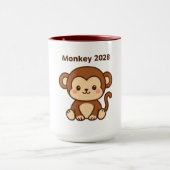 Year of the Monkey 2028 Tasse (Zentrum)