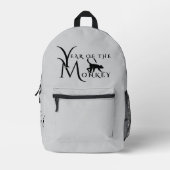 Year of the Monkey Bedruckter Rucksack (Vorderseite)