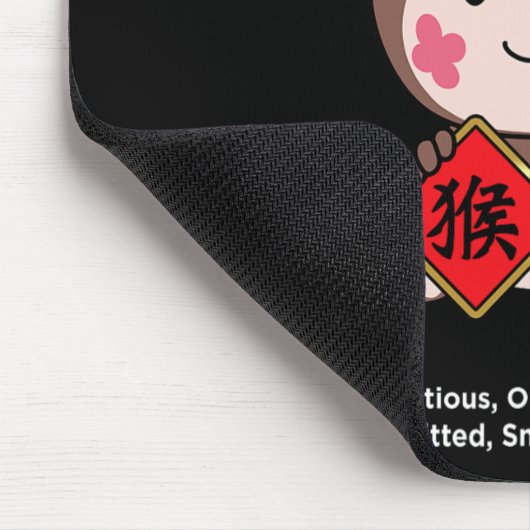 Year Of The Monkey Chinese Zodiac Lunar New Year Mousepad (Ecke)