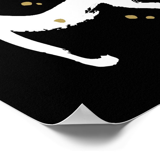 Year of the Monkey - Chinese Zodiac Poster (Ecke)