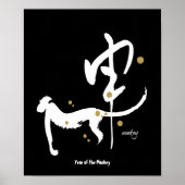 Year of the Monkey - Chinese Zodiac Poster (Vorne)