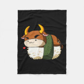 Year Of The Ox Zodiac Chinese New Year Japanese Su Fleecedecke (Vorderseite)