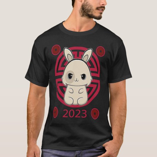 Year Of The Rabbit 2023 Chinese T-Shirt (Vorderseite)