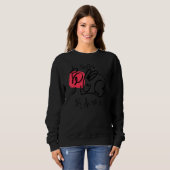 Year Of The Rabbit 2023 Chinese Zodiac Lunar New Y Sweatshirt (Vorne ganz)