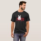 Year Of The Rabbit 2023 Chinese Zodiac Lunar New Y T-Shirt (Vorne ganz)
