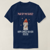 Year Of The Rabbit 2023 Zodiac Hare Chinese New Ye T-Shirt (Design vorne)