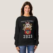 Year of The Rabbit Chinese Zodiac Lunar New Year 2 Sweatshirt (Vorne ganz)
