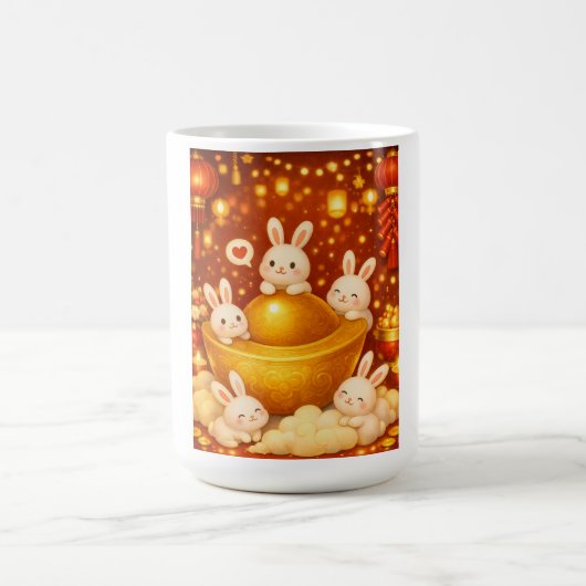 Year of the rabbit kaffeetasse (Mittel)
