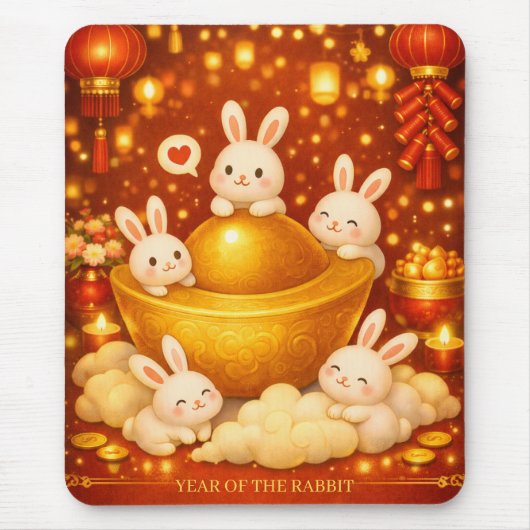 Year of the rabbit mousepad (Vorne)