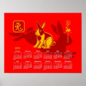 Year of the rabbit poster (Vorne)