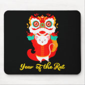 Year Of The Rat Shirt Kids 2020 Chinese Lunar New  Mousepad (Vorne)