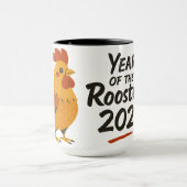 Year of the Rooster 2029 Tasse (Zentrum)
