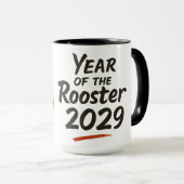 Year of the Rooster 2029 Tasse (VorderseiteRechts)