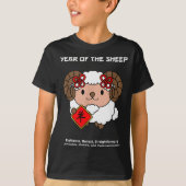 Year Of The Sheep Chinese Zodiac Lunar New Year T-Shirt (Vorderseite)