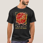 Year Of The Snake 2025 Lunar New Year Chinese New  T-Shirt (Vorderseite)