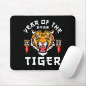Year Of The Tiger 2022 - Lunar Happy Chinese New Y Mousepad (Mit Mouse)