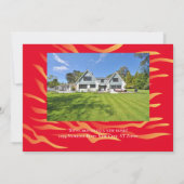 Year of the Tiger New Year Card Einladung (Rückseite)