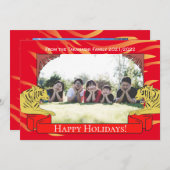 Year of the Tiger New Year Card Einladung (Vorne/Hinten)