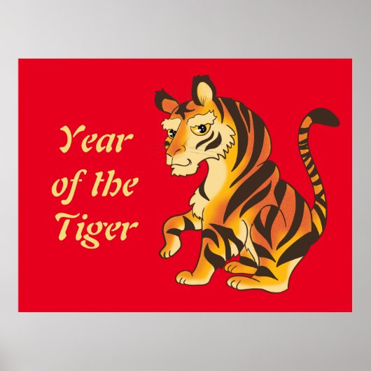 Year of the Tiger Poster (Vorne)
