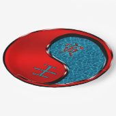 Year of the Water Tiger Pappteller (Schrägansicht)