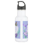 Year text JW watercolors Edelstahlflasche (Rückseite)