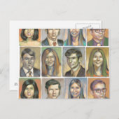 Yearbook Fotos Poscard Postkarte (Vorne/Hinten)