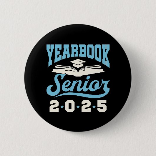 Yearbook Senior Class 2025 Button (Vorderseite)
