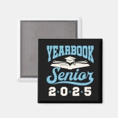 Yearbook Senior Class 2025 Magnet (Vorderseite/Rückseite)