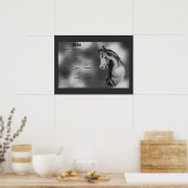 Yearly Calendar Beautiful Stallion Horse Poster (Küche)