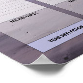 Yearly Planner Poster (Ecke)
