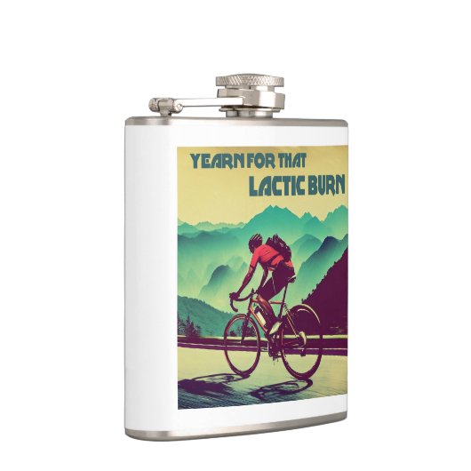 Yearn für dieses laktische Brennen Radfahren Flachmann (Rechts)