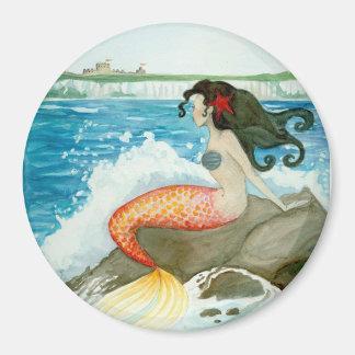 Yearning Litlle Mermaid Art Magnet