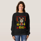 Years Of The Rabbit Chinese New Years Kids Toddler Sweatshirt (Vorne ganz)
