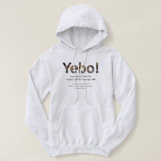 "Yebo" Hoodie (Design vorne)