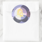 Yechidah Runder Aufkleber (Tasche)