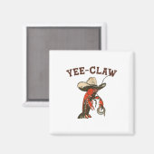 Yeclaw Funny Crawfish Cajun Seafood Festival Magnet (Vorderseite/Rückseite)