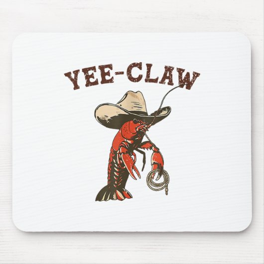 Yeclaw Funny Crawfish Cajun Seafood Festival Mousepad (Vorne)