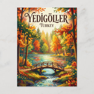 Yedigöller-Nationalpark Türkei Postkarte