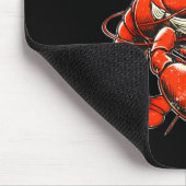 Yee Claw Lustiger Cowboy Crawfish Cajun Meeresfrüc Mousepad (Ecke)