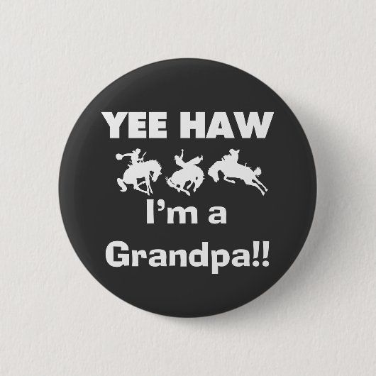 Yee Haw bin ich ein Großvater-T - Shirts und Button (Vorderseite)