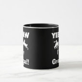 Yee Haw bin ich ein Großvater-T - Shirts und Tasse (Zentrum)