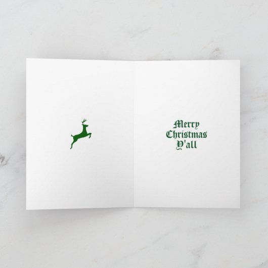 Yee Haw Christmas Feiertagskarte (Innenseite)