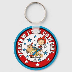 Yee Haw Cowgirl Tshirts und Geschenke Schlüsselanhänger