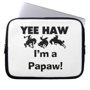 Yee Haw I bin ein Papaw-T - Shirt und Geschenke Laptopschutzhülle