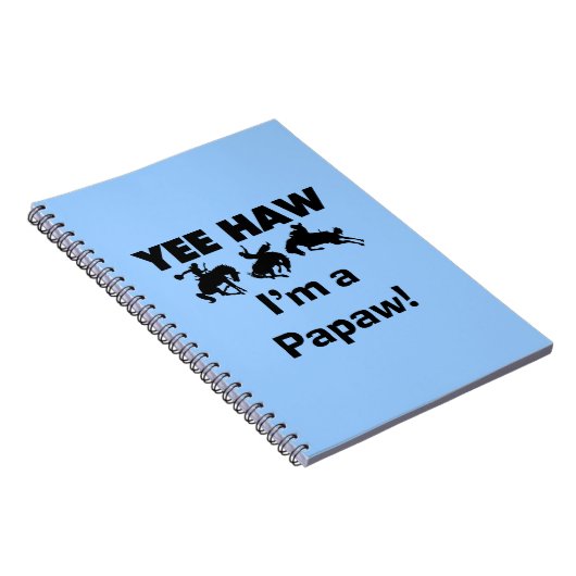 Yee Haw I bin ein Papaw-T - Shirt und Geschenke Notizblock (Rechte Seite)