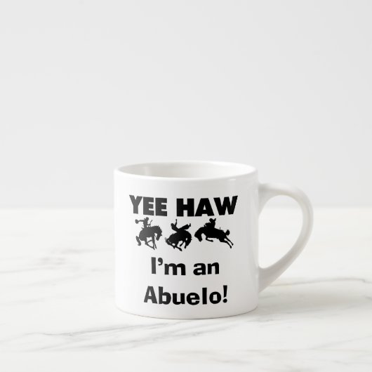 Yee Haw ich bin Abuelo-T - Shirt und Geschenke Espressotasse (Rechts)