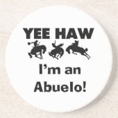 Yee Haw ich bin Abuelo-T - Shirt und Geschenke Getränkeuntersetzer (Vorne)
