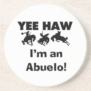Yee Haw ich bin Abuelo-T - Shirt und Geschenke Getränkeuntersetzer