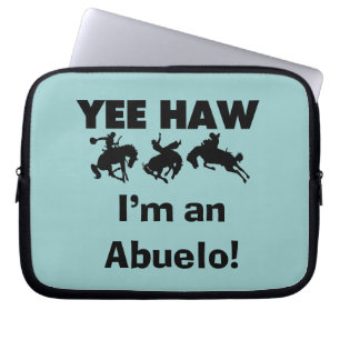 Yee Haw ich bin Abuelo-T - Shirt und Geschenke Laptopschutzhülle