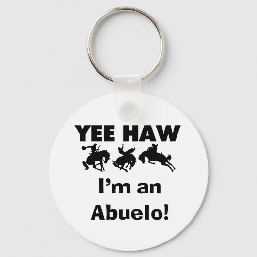 Yee Haw ich bin Abuelo-T - Shirt und Geschenke Schlüsselanhänger (Vorderseite)
